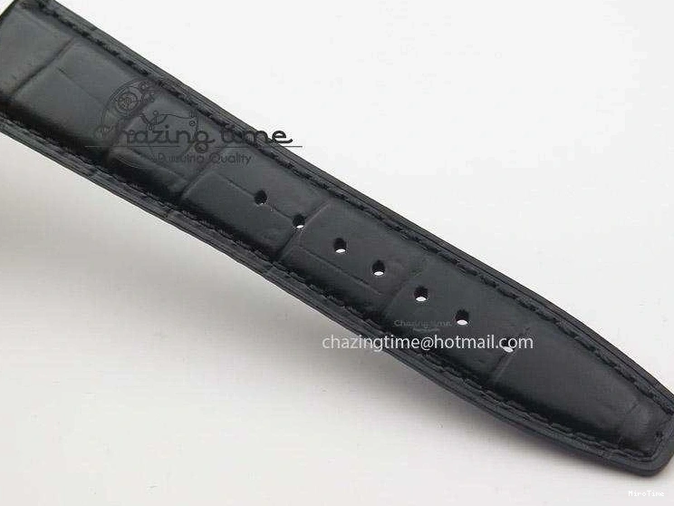 MIROTIME 0417 Sustainable Portuguese IW545408 White Dial ZF 1:1 Best Edition On Dark Blue Leather Strap 7335